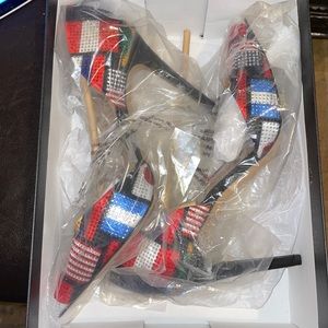 Women International Rhinestoned Shoes